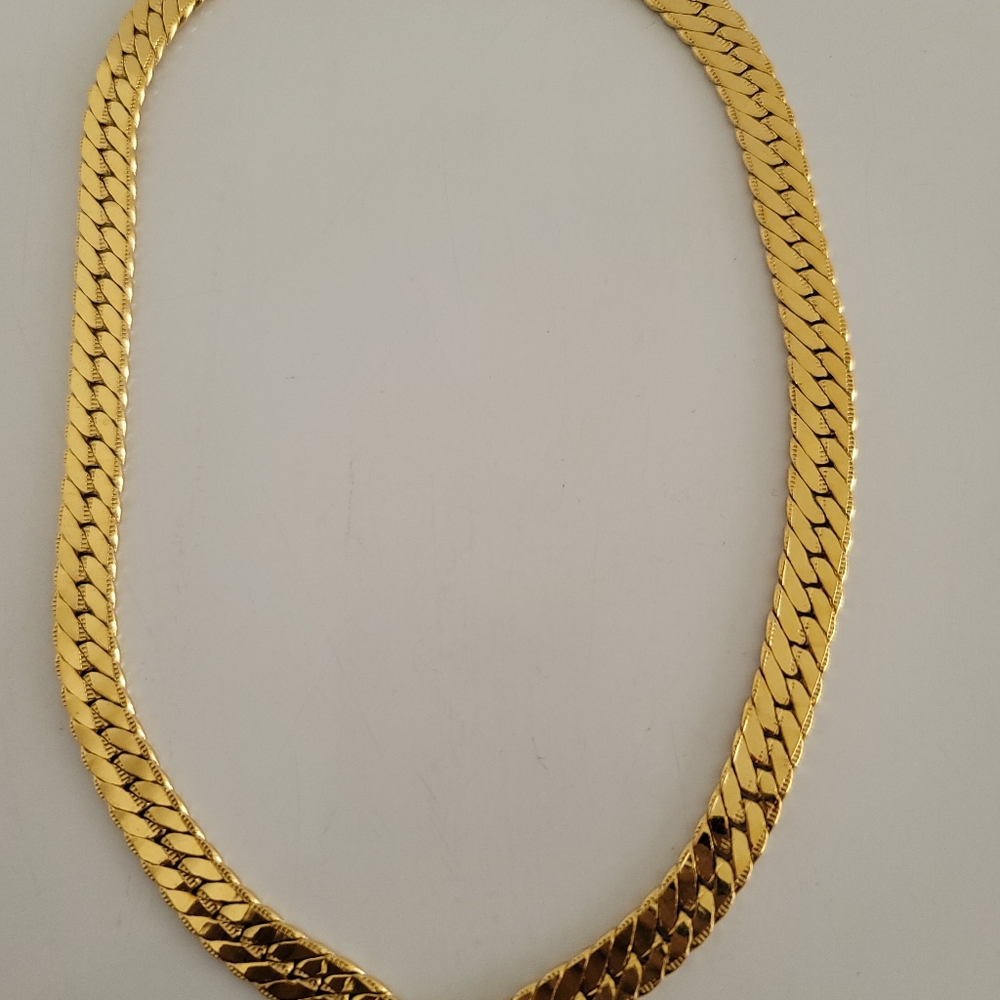 Solid 22" Gold chain